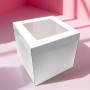 Bake Group Cake Box with Window 8inch (Tall)