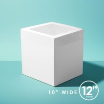 Papyrus Cake Box with Window 10" x 10" x 12" Extra Tall