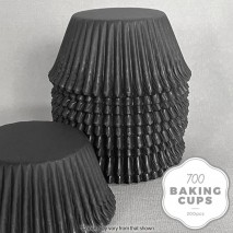 Cake Craft Baking Cups - 700 - Black - 200 piece pack