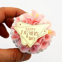 Acr Top Triangles Fathers Day Gold 1pc