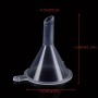 Mini Plastic Funnel 3cmx3.9cmx.5cm