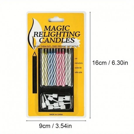 Magic Relighting Candles 20pc