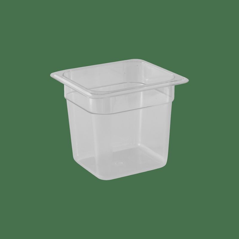 KH Classik Chef Gastronorm Food Pan Clear PC – 1/6 Size 150mm