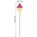 Cake Tester Yellow & Hot Pink Cupcake 1p