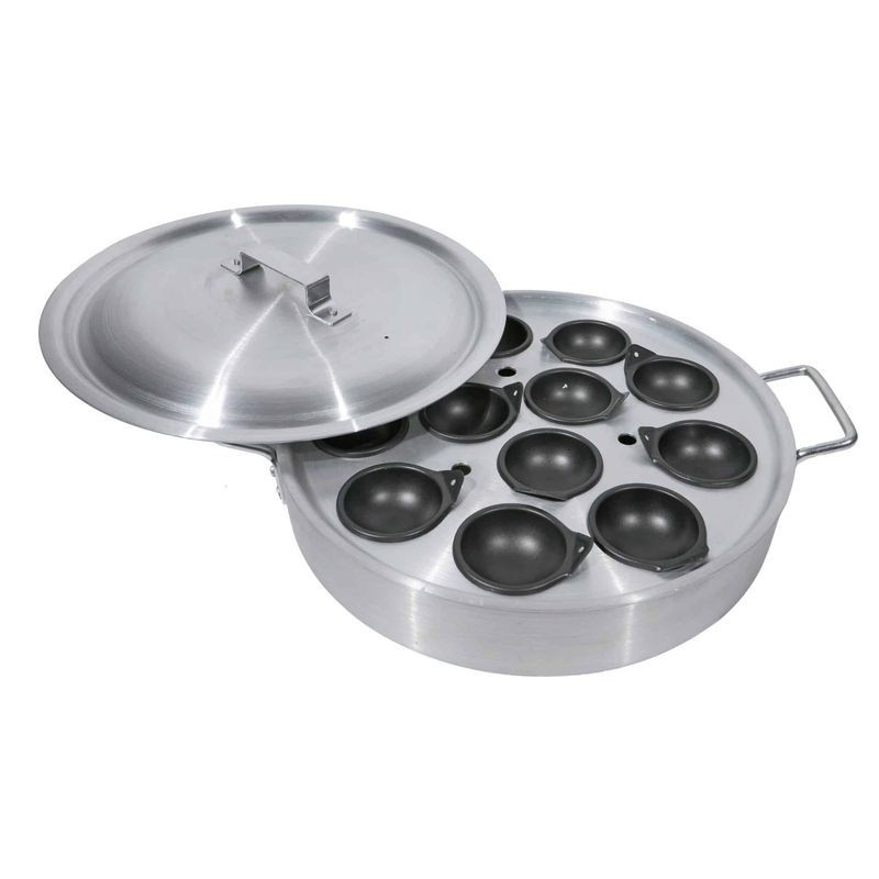 KH Aluminium Egg Poacher Induction with Non-stick Cup  12-Cup