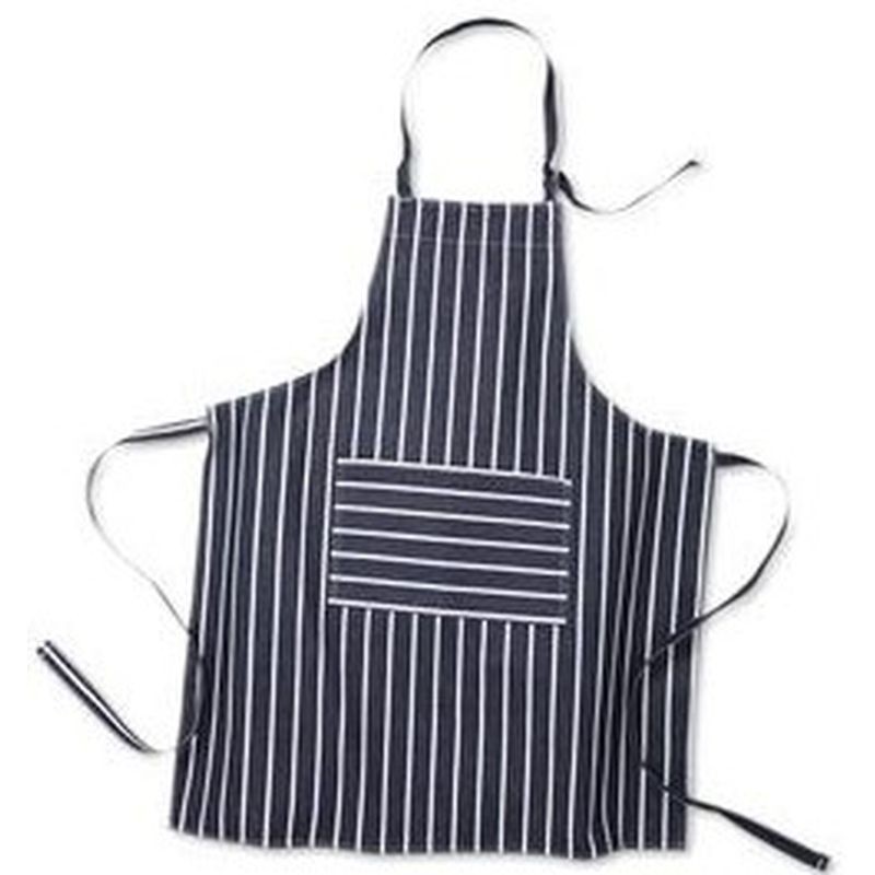 Ramco Bib Apron Blue Stripe