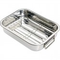 Lasagne Tray with Removable Rack - Stainless Steel 30cm