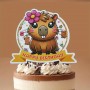 Cake Top Capybara Girl 25pc Set