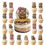 Cake Top Capybara Girl 25pc Set