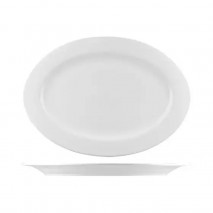 Bistro Oval Plate - Wide Rim 355mm