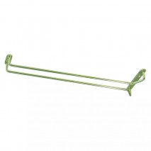 Brass Plated Glass Hanger - Single Row 600mm