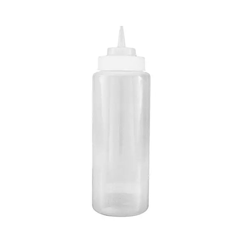 Wide Mouth Squeeze Bottle - Clear 1000ml