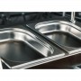 Chef Inox Anti-Jam Steam Pan 1/1 Size 530x325x20mm / 2.5Lt