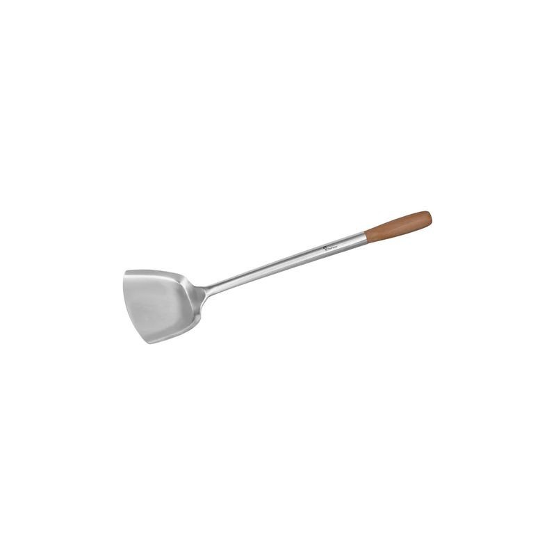 Chef Inox Wok Turner with Wood Handle 390mm