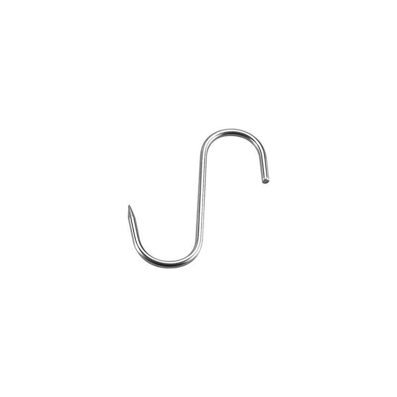 Inox Macel Hook - 1 Point 120x5mm