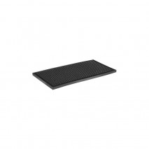 JIWINS Bar Mat - Black Rubber 300x150x10mm