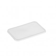 Genfac Rectangle Clear Container Lid - 50 pack