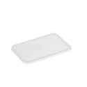 Genfac Rectangle Clear Container Lid - 50 pack