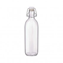 Bormioli Rocco Emilia Bottle with white Lid 1.0Lt