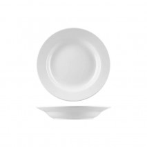 Bistro Porcelain Wide Rim Soup/Pasta Bowl - 280mm/550ml