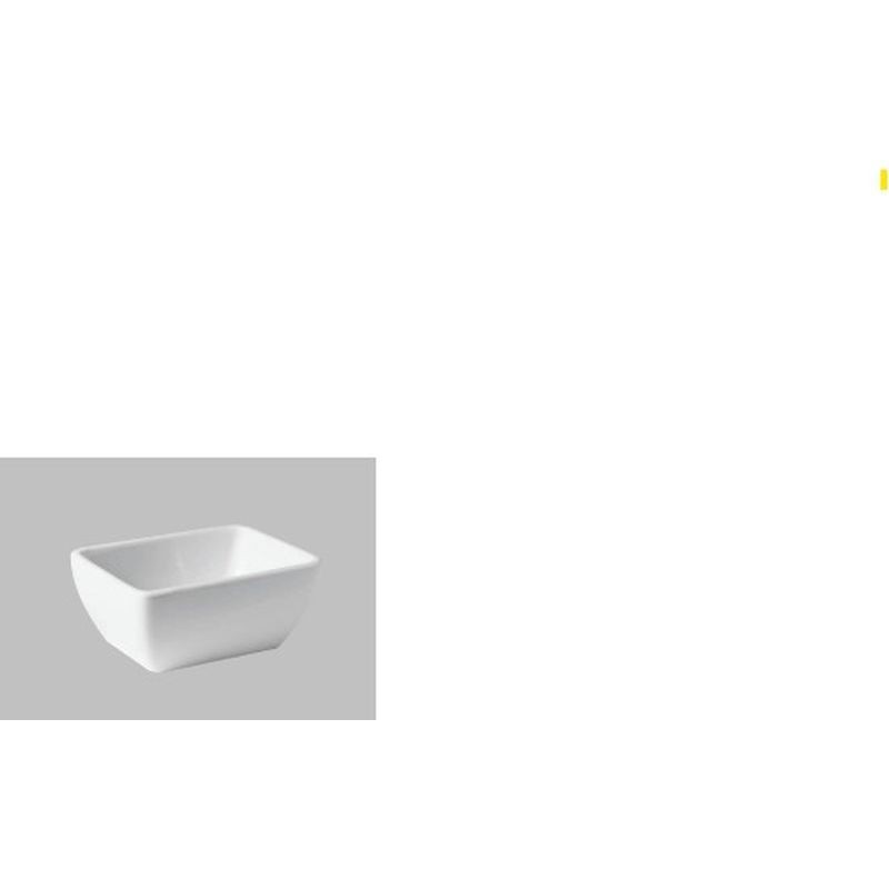 Xtras Porcelain Rectangular Bowl - 127x86mm/300ml