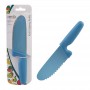Appetito Kid's Safety Serrated Blade Knife - Blue