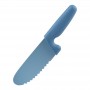 Appetito Kid's Safety Serrated Blade Knife - Blue