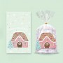 Christmas Gingerbread House Treat Bags – 10 Pack