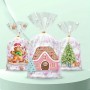 Christmas Gingerbread House Treat Bags – 10 Pack