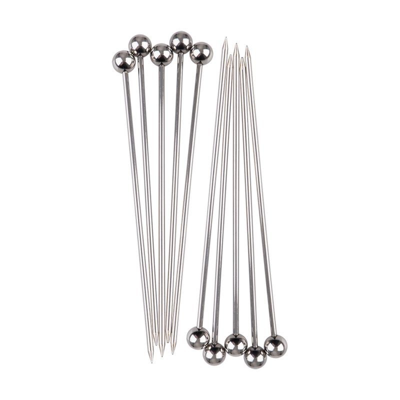 Bartender Stainless Steel Cocktail Picks - set of 10