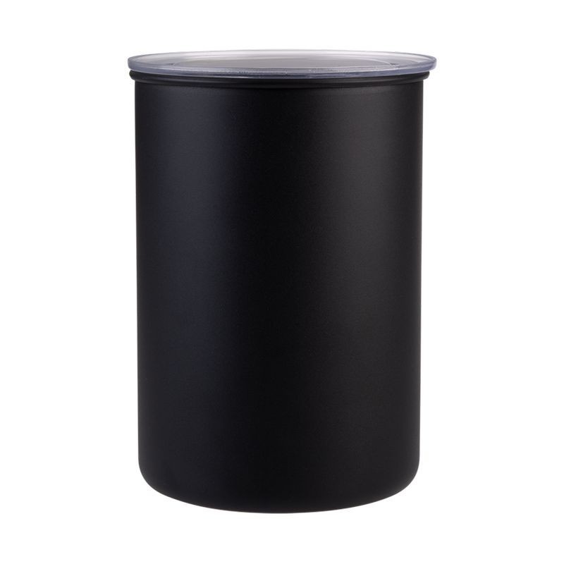 Casabarista Vacuum Stainless Steel Coffee Canister - Black 1.3L