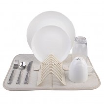 D.Line Pop-up Drying Mat - Almond Milk 46 x 35.5cm