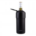 Oasis Double Wall Insulated Adjustable Wine Cooler - Black