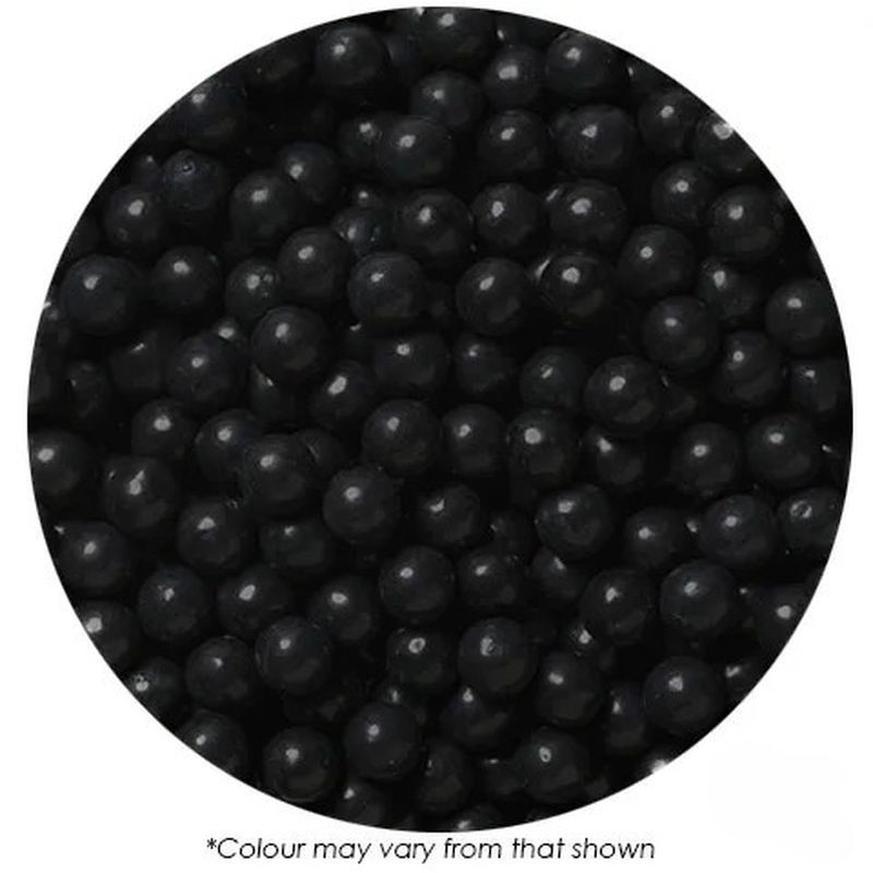 Sprink'd Sugar Balls Black 8mm - 100gm
