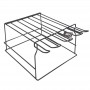 KH Upside Down Glass Rack - PVC Coated Black - 425x350x220mm