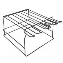 KH Upside Down Glass Rack - PVC Coated Black - 425x350x220mm