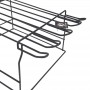 KH Upside Down Glass Rack - PVC Coated Black - 425x350x220mm
