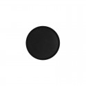Chef Inox Non-Slip Round Tray - Black Plastic 280mm