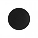 Chef Inox Non-Slip Round Tray - Black Plastic 400mm