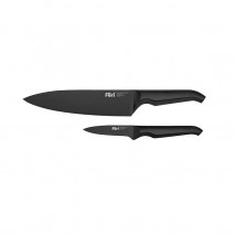 Furi Jet Black Knife Set -  Cooks & Pairing Knives - 2 Piece