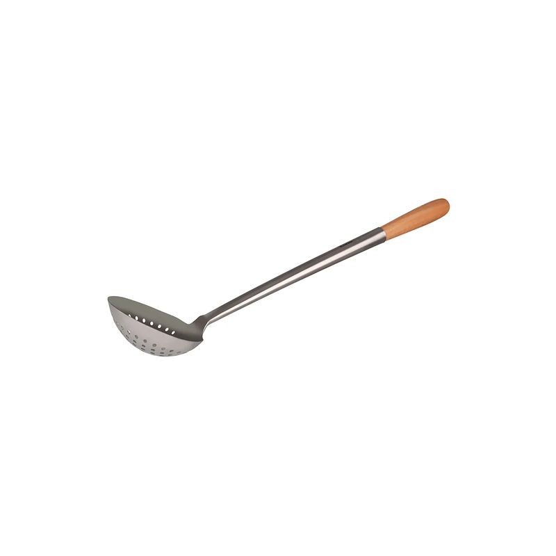 Chef Inox Skimmer Bowl with Wood Handle 145x415mm