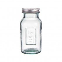 Eco Recycled Rustico Clear Storage Jar - 250ml