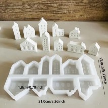 Silicone Mould Nordic House/Town 10cav