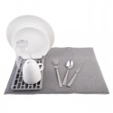 D.Line Drying Mat with Removable Rack - 50x38cm - Grey