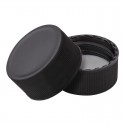 Plasdene Plastic Screw Cap with Liner - Black 28mm