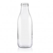 Plasdene Glass Juice Bottle with Twist Neck - 1 Litre