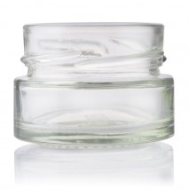 Plasdene Glass Round Ergo Jar with Twist Finish - 67ml