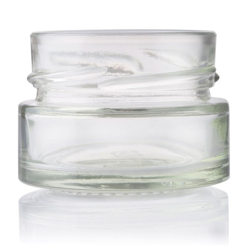 Plasdene Glass Round Ergo Jar with Twist Finish - 67ml