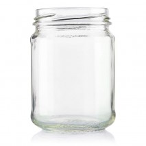 Plasdene Glass Round Food Jar with Twist Finish - 250ml
