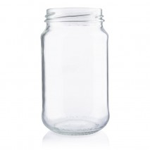 Plasdene Glass Round Food Jar with Twist Finish - 375ml